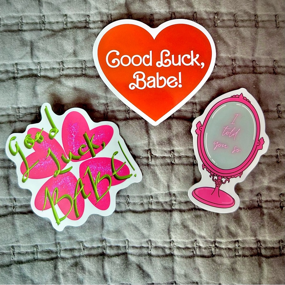 🎁 Good Luck, Babe! Sticker Set 1